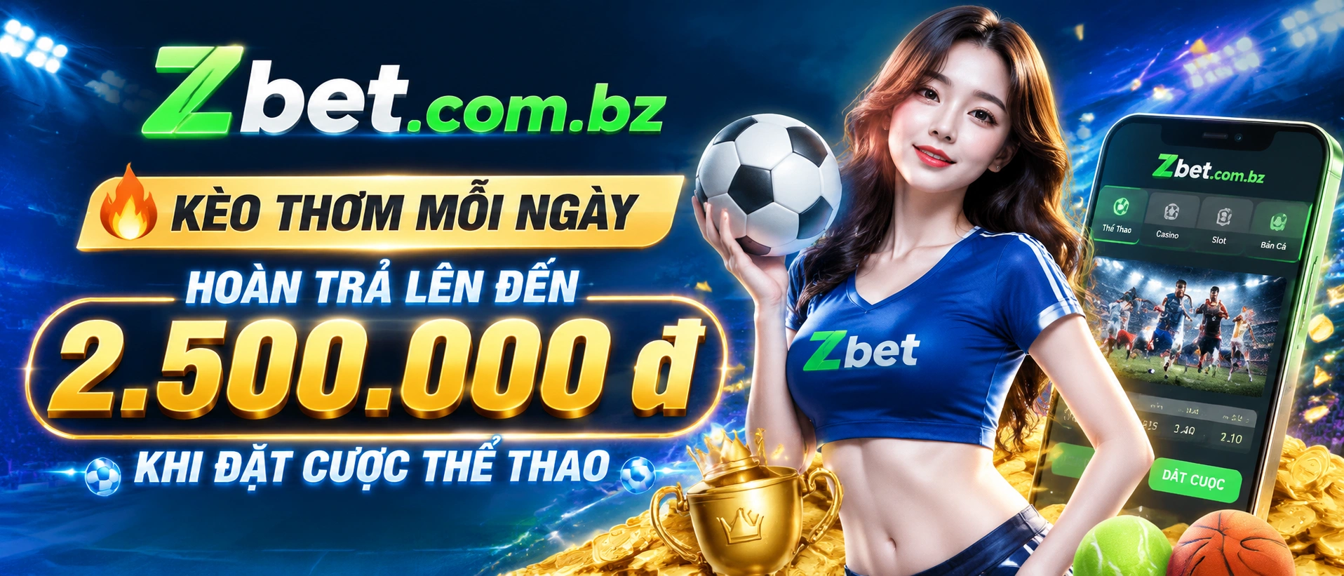 Không gian thể thao với lịch trận và bảng kèo