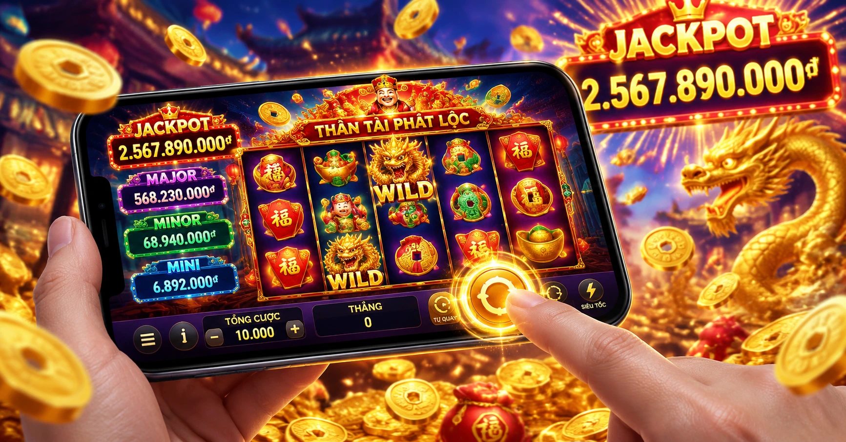 Nổ hũ jackpot – Trò chơi hấp dẫn trên trang mới nổ hũ - image 2 Nổ hũ jackpot – Trò chơi hấp dẫn trên trang mới nổ hũ - image 2